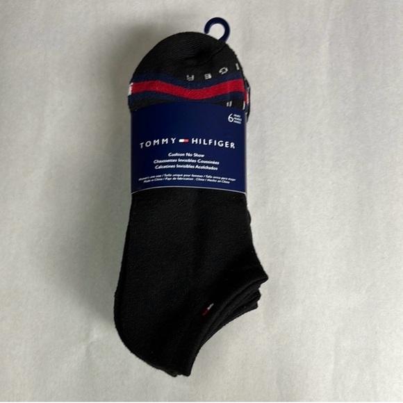 Tommy Hilfiger Accessories - New Tommy Hilfiger Socks Women’s 6 Pair Black Cushion No Show Socks Activewear